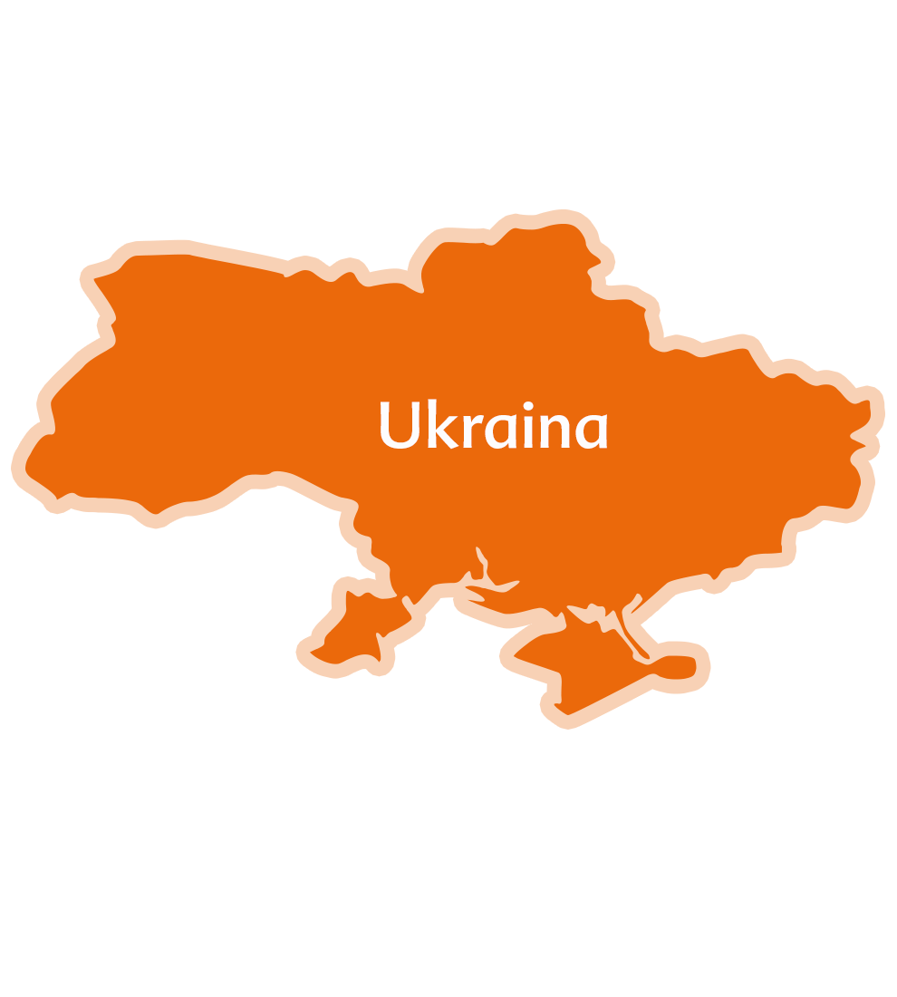 Ukraina lihtsustatud kaart.
